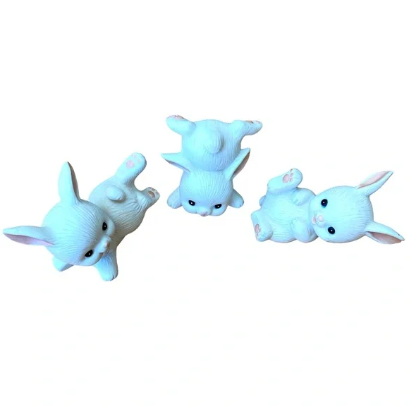 Vintage Homco ceramic bunnies/rabbits figurines 
Trio - Picture 2 of 10